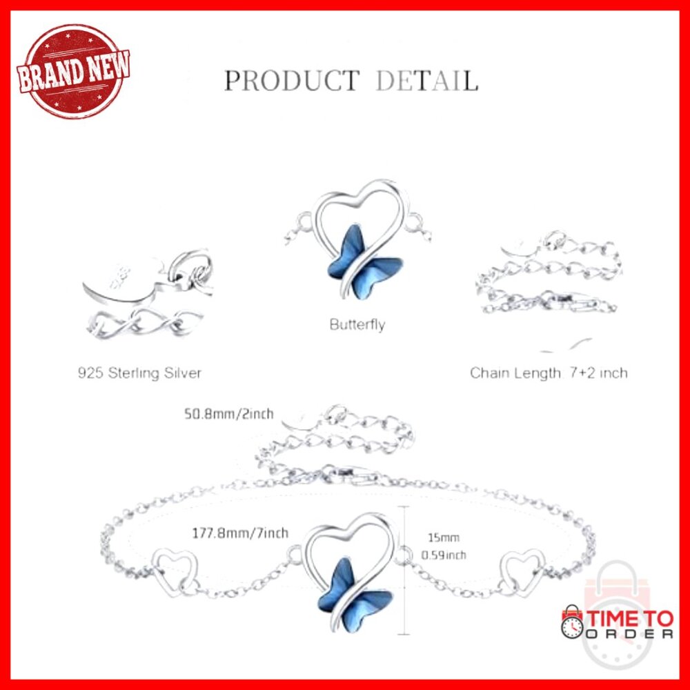 Sterling Silver Adjustable Celtic Moon Bracelet E… - image 3